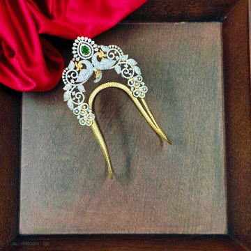 Women's  Stone Designer Vanki / Armlet with peacock design