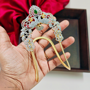 Women's Stone Designer Vanki / Armlet with peacock design