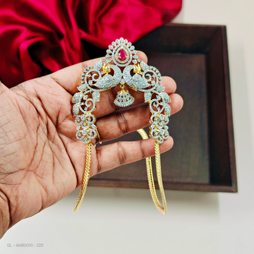 Women's Stone Designer Vanki / Armlet with peacock design