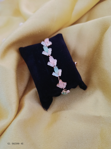 Pastel Leaf Bracelet ( pack of 3 ) GL-BA2190-45