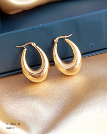 Korean Fashion Hoop Earrings