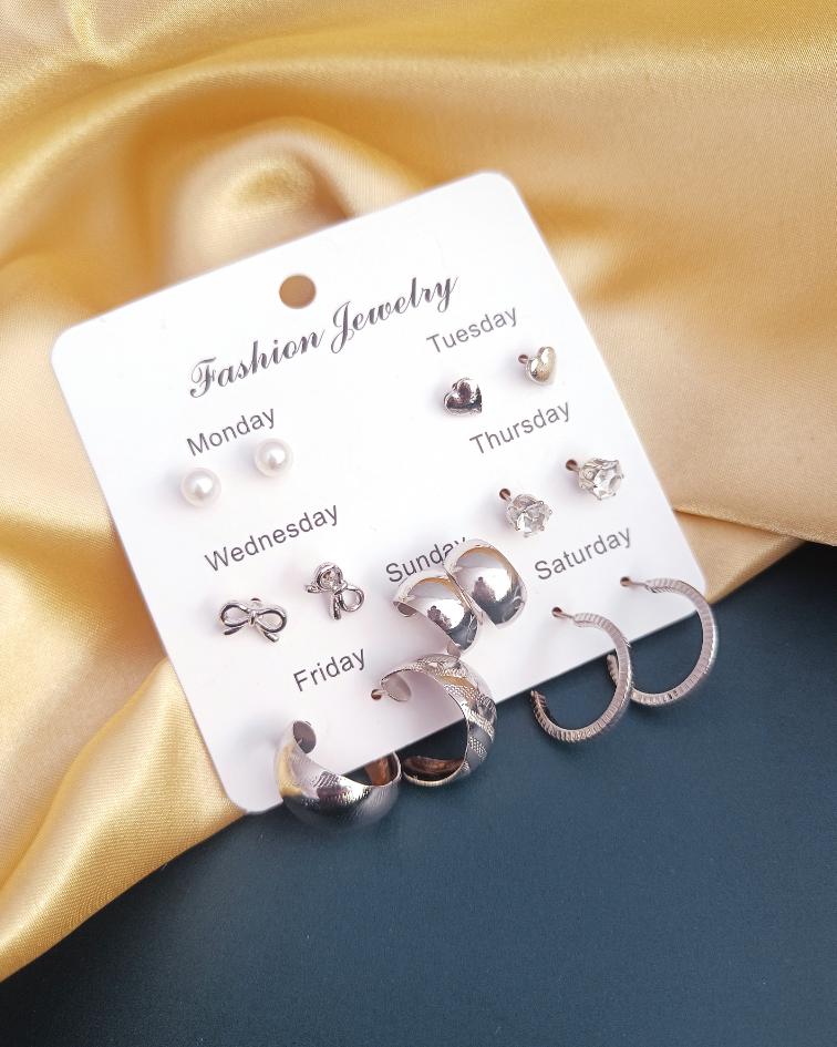 Combo Earrings pack (Set of 8) - Main Image
