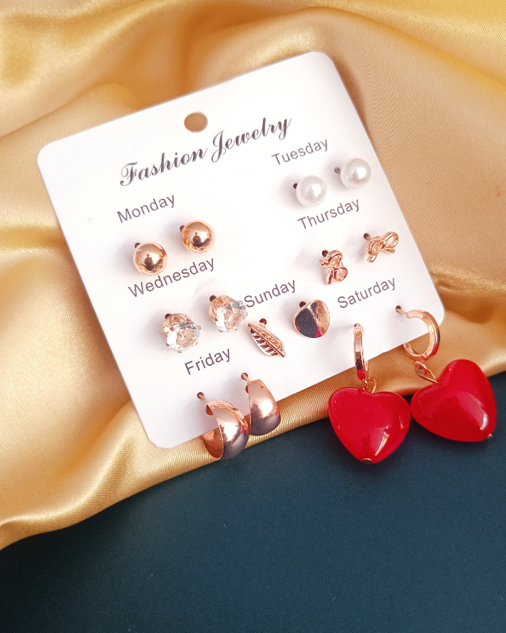 Combo Earrings pack (Set of 8) - Main Image