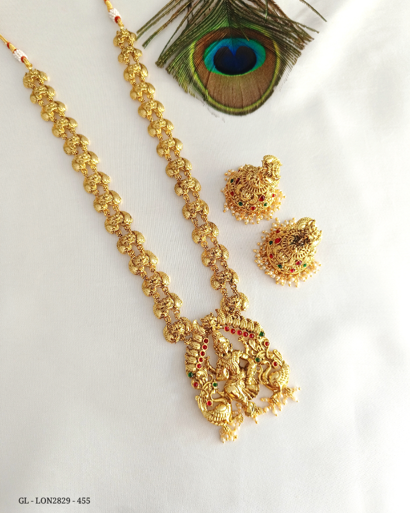 Light Weight Antique Haram Antique Gold Haram Designs Lakshmi