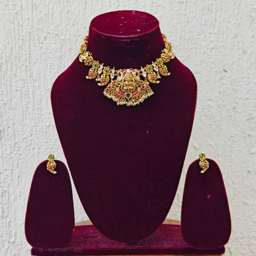 Jadau Kundan Nakshi Lakshmi necklace