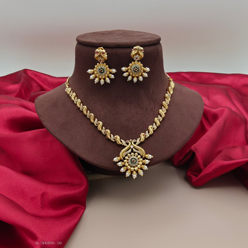 Peacock pearl Necklace Set