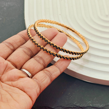 2 PC Set - Women Golden Bangles black