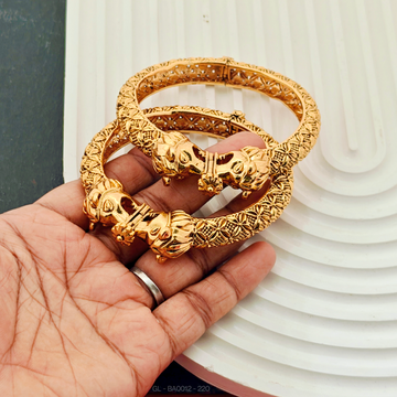 2 PC Set - Women Golden- Screw Open-kada Bangles