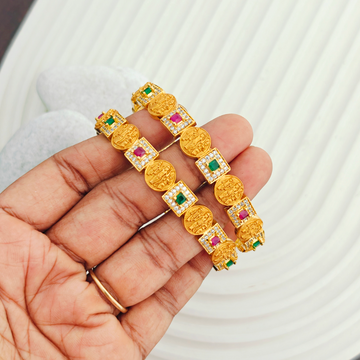 2 Pc set Ramparivaar Ruby green Bangles