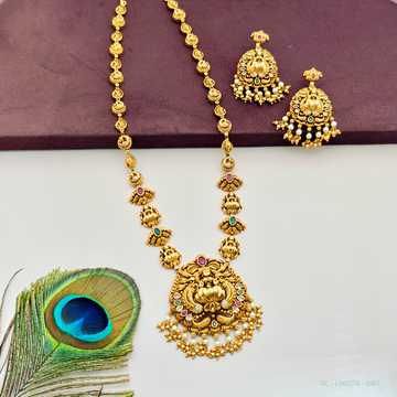 Antique gold Lakshmi design Necklace