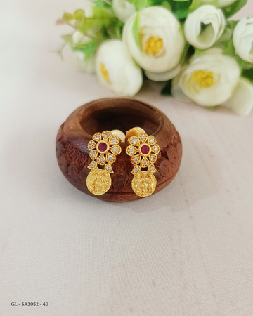 Gold finish Coin Studs Mini GL-SA3052-40
