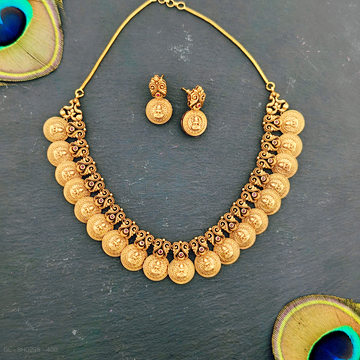 Nakshi lakshmi coin - Necklace set