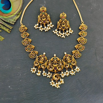 Nakshi lakshmi-peacock design Necklace set