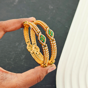 2 PC Set - AD Green Bangles (Teens)