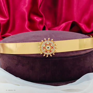 Adult hip belt-center-Emerald-Stone-Red-Stone