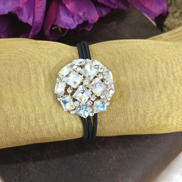 Unique Rhinestone Elastic Rubber Band GL-HC1115-35