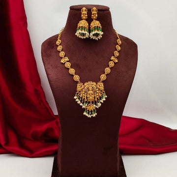 Mid Length Lakshmi Necklace Set