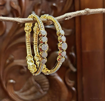 Party Wear Cz designer bangles