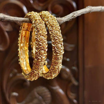 Golden Floral Screenshot Kada Bangles