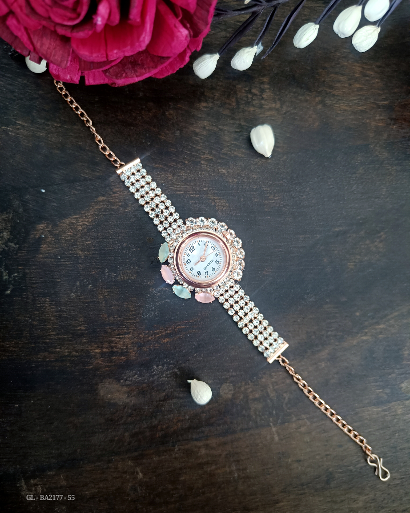 Silver Trendy Bracelet style Watch GL-BA2177-55