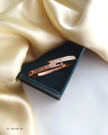 Anti Tarnish Rose Gold Bracelet GL-BA2308-60