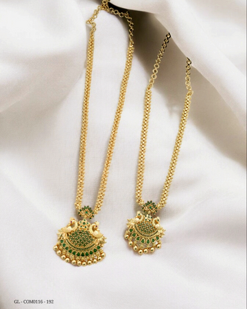 Gold finish Emerald Combo Set GL-COM0116-192