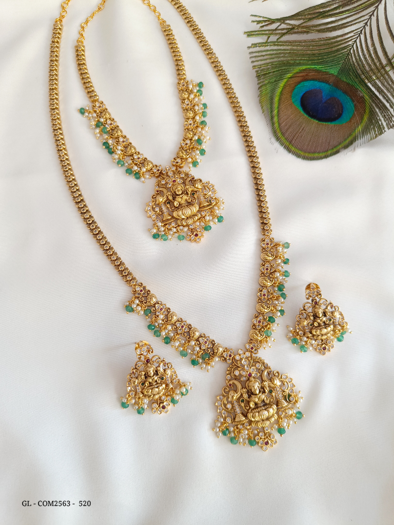 Antique Lakshmi Temple Combo set