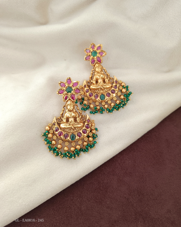 Bridal Temple Earrings GL-EA0816-245