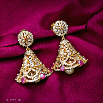 Diamond look AD Bridal Jhumka GL-EA1848-240