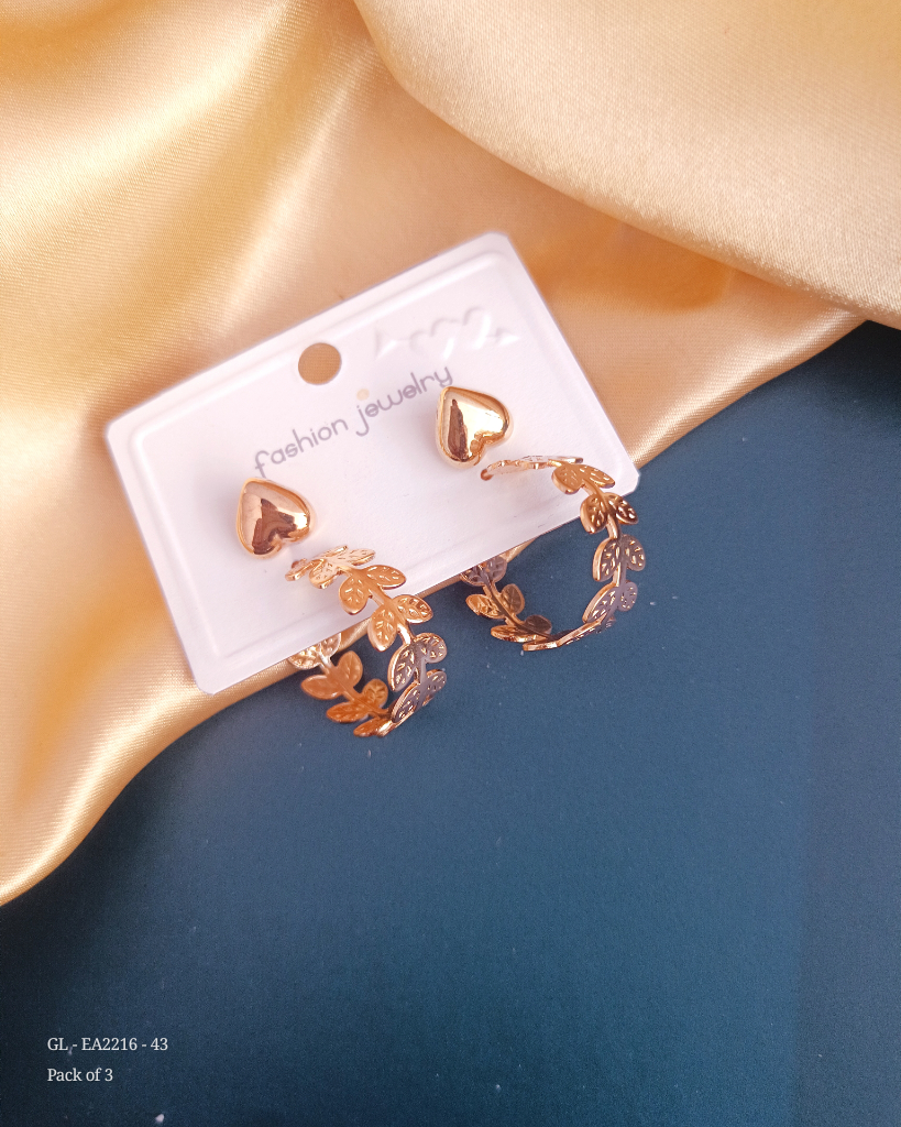 Return Gift Earrings ( pack of 3 ) GL-EA2216-42