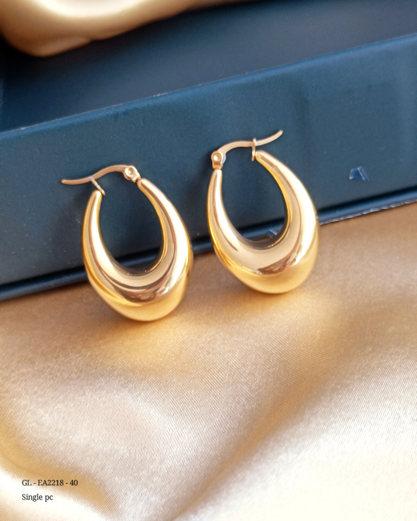Korean Fashion Hoop Earrings