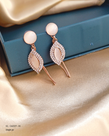 Rose Gold AD pastel earrings GL-EA2227-15