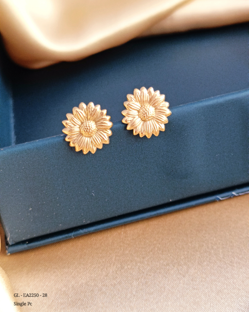 Floral Earrings single pair