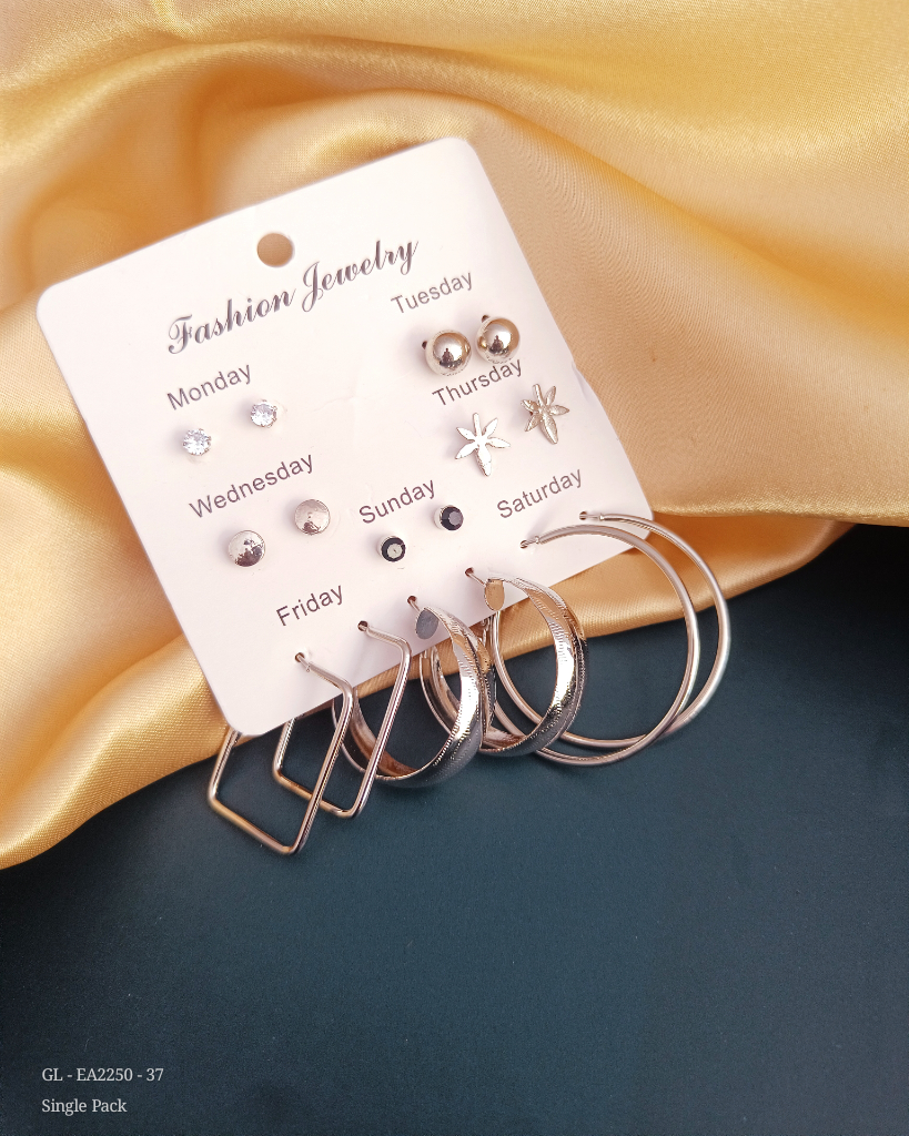 Combo Earrings pack (Set of 8)