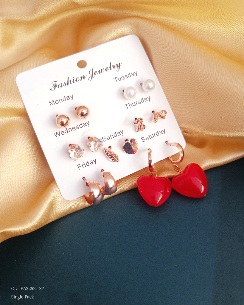 Combo Earrings pack (Set of 8)