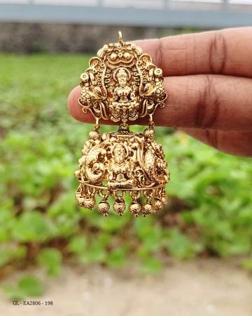 Nakshi Golden Temple Jhumka  GL-EA2806-198