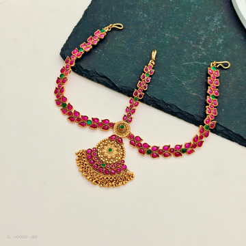 3 line Bridal Tikka - Multicolor