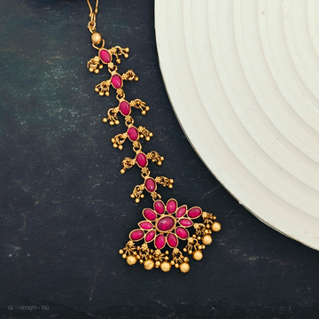 Gold finish Reversible Tikka