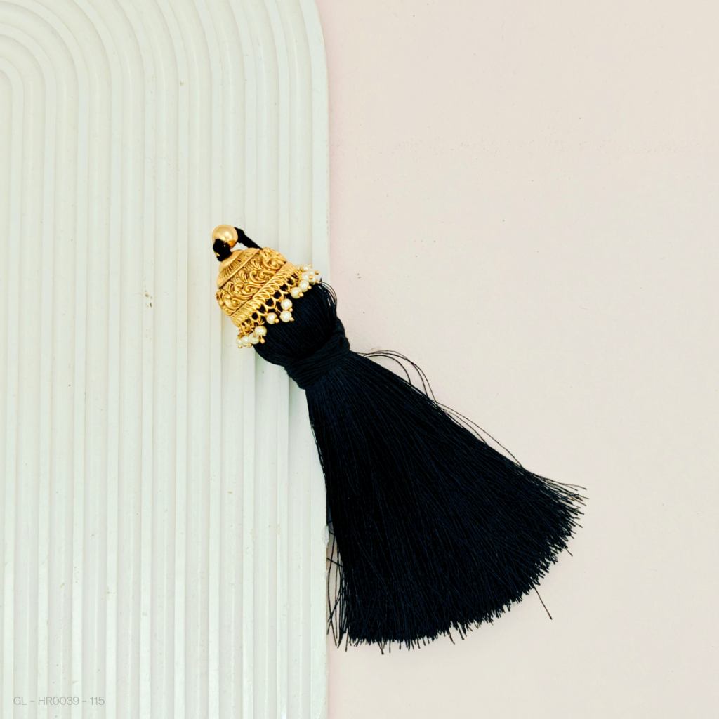 Hair  Kunjalam  - Antique Temple Style Bridal style