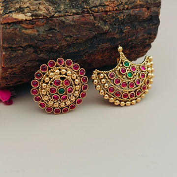 Temple Gold Finish Jada Billai Set