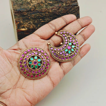Kemp Jada Billa Set - Ruby & Emerald Stones