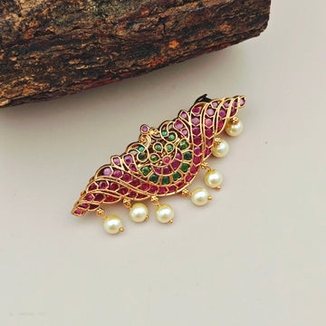 Temple design kemp Hair Clip