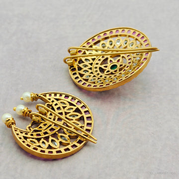 Antique Kemp Suryan Chandran Jada Billai / HairAccessory