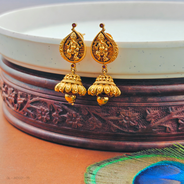 Golden Traditional-ganesha- Jhumkis