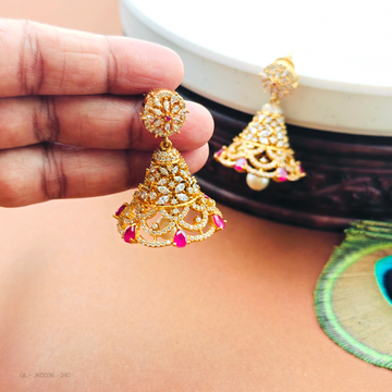 Diamond look AD Bridal Jhumka