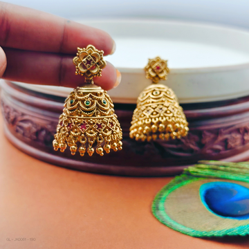Antique Matt finish Jhumka
