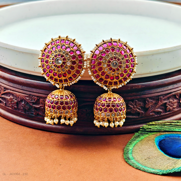 Trending Kemp Gold finish Jhumkas