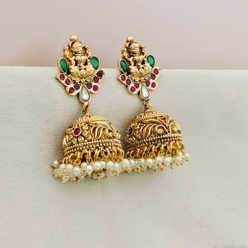 Nakshi Temple Lakshmi Jhumkas