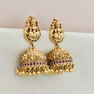Nakshi Golden Temple Jhumkas