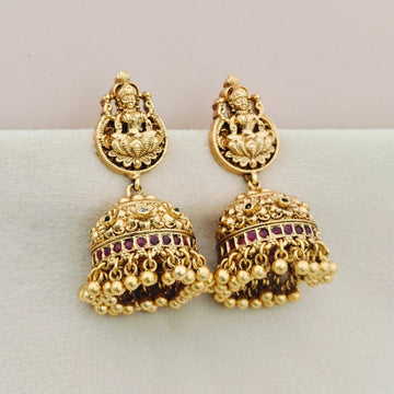 Nakshi Golden Temple Jhumkas